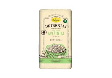 Visų grūdo dalių avižiniai dribsniai MALSENA, 1500 g