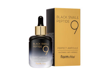 Veido serumas FARMSTAY Black Snail & Peptide 9 Perfect, 35 ml