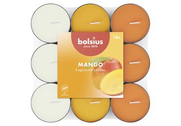 Skridininės žvakės BOLSIUS Mango, 18 vnt.