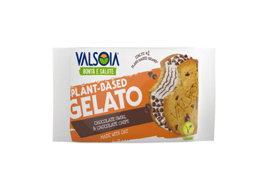Valgomieji avižiniai ledai VALSOIA sausainyje, 90 g