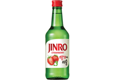 Spiritinis gėrimas JINRO Strawberry Soju 13%, 350 ml