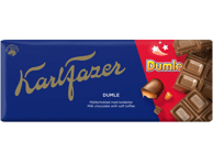 Pieninis šokoladas KARL FAZER su karamelės gabaliukais, 180 g