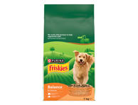 Sausas ėdalas šunims su jautiena, vištiena, ir daržovėmis FRISKIES BALANCE, 7kg