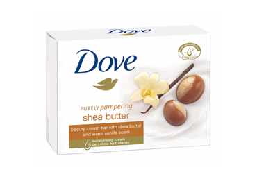 Tualetinis muilas DOVE SHEA BUTTER, 100 g