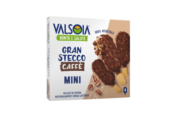 Valgomieji augaliniai ledai VALSOIA su riešutais, kavos skonio, 200 g