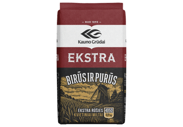 Kvietiniai EKSTRA miltai, 405 D, 900 g