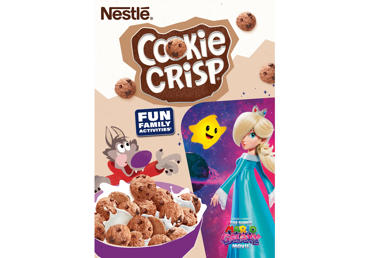 Sausainių formos dribsniai NESTLE COOKIE CRISP, šokolado sk., 375 g - 1