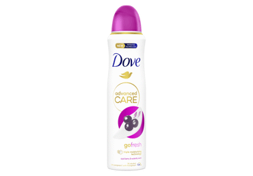 Moteriškas purškiamasis antiperspirantas DOVE ACAI BERRY, 150 ml