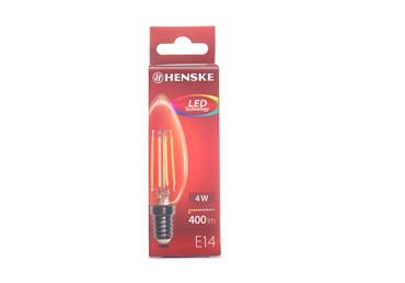 LED lemputė C35 E14 4W 470lm HENSKE
