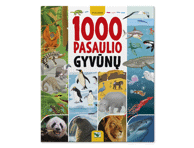 Knyga 1000 PASAULIO GYVŪNŲ, 1 vnt