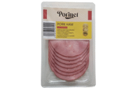 Karštai rūk. garuose virtas kiaulienos kumpis PORMET, I r., 100 g