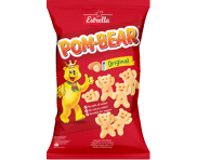Traškus bulvių užkandis ESTRELLA POM BEAR su druska, 65 g
