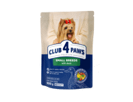 Club 4 Paws Premium visavertis sausas pašaras mažų veislių suaugusiems šunims su antiena, 900 gr