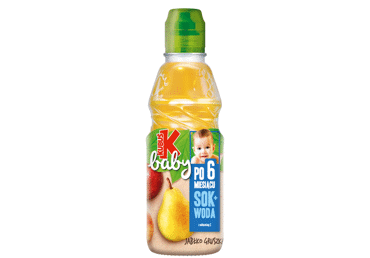 Obuolių ir kriaušių gėrimas KUBUŠ BABY (6+ mėn.), 300 ml