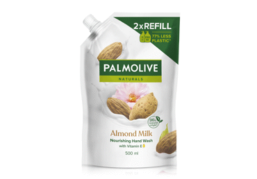 Skystasis muilas PALMOLIVE ALMOND, papildymas, 500 ml