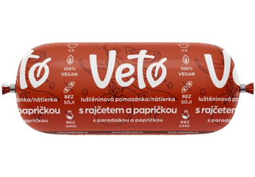 Augalinis paštetas su pomidorais ir paprikomis VETO, 100 g