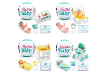 5 SURPRISE miniatiūrų rinkinys My Mini Baby, 1 serija, skirtingi dizainai - 2