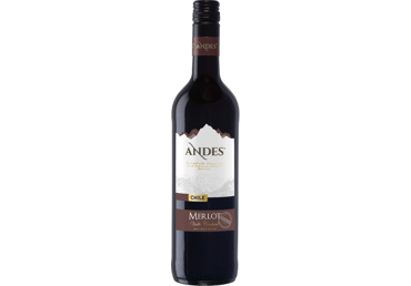 Raudonasis sausas vynas ANDES MERLOT CHILE, 750 ml