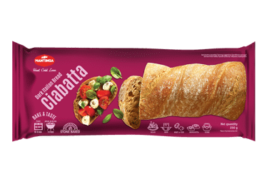 Tamsi itališka duona čiabata, 250 g