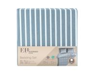 Patalynės komplektas 200x220/2x50x70cm,mėlyni dryžiai