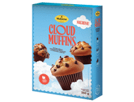 Miltų mišinys MALSENA jogurtiniams keksiukams su šokoladu, 350 g