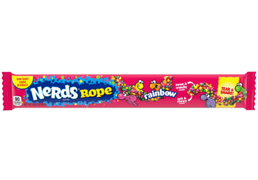 Kramtomasis saldainis NERDS ROPE RAINBOW, 26 g