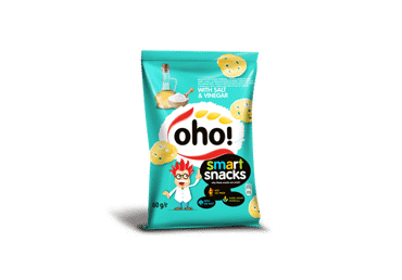 Druskos ir acto skonio traškučiai OHO, 60 g