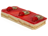 Plokštainis su braškėmis ir kiviais, 1 kg