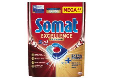 Indaplovių tabletės SOMAT EXCELLENCE PREMIUM 5IN1, 42 vnt., 42 vnt. - 2