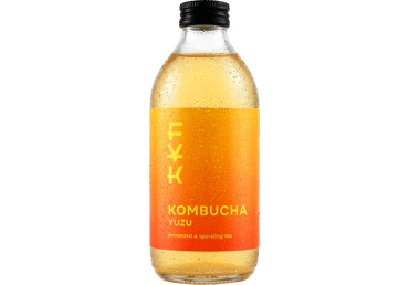 Kombučia FYK KOMBUCHA Yuzu skonio, 330 ml