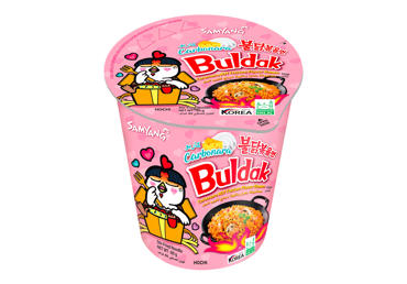 Greitai paruošiami makaronai SAMYANG BULDAK CARBONARA, 80 g