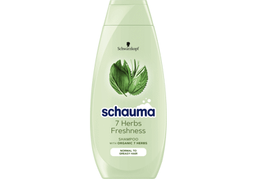 Plaukų šampūnas SCHAUMA 7 HERBS, 400 ml