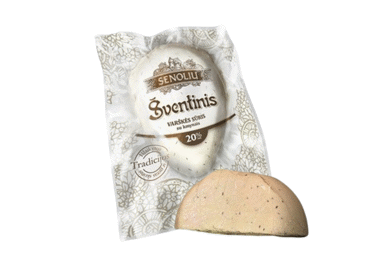 Šventinis SENOLIŲ varškės sūris su kmynais, 20 % rieb. s. m., 1 kg - 2