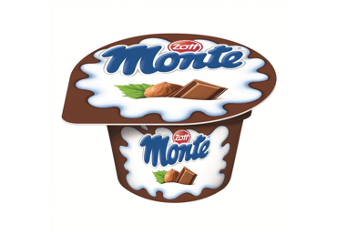 Riešutų ir šokolado desertas ZOTT MONTE, 13,3 % rieb., 150 g