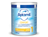 Pradinio maitinimo pieno mišinys APTAMIL COMFORT 1, 400 g
