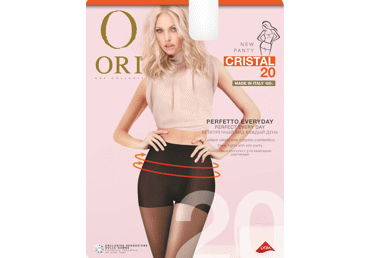 Moteriškos pėdkelnės  ORI Cristal20, 3,neutro