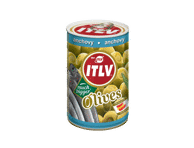 Žaliosios alyvuogės ITLV su ančiuvių įdaru, 300 g