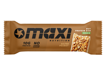 Baltyminis riešutų batonėlis MaxiNutrition SALTED PEANUT, 46 g - 1