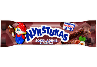 Šokoladinis plombyras NYKŠTUKAS su lazdyno riešutais, 80 ml