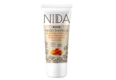 Veido šveitiklis NIDA su gintaro ekstraktu, 75 ml