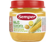 Kukurūzų ir bulvių tyrelė SEMPER (nuo 4 mėn.), 125 g