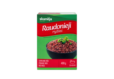 Raudonieji ryžiai SKANĖJA, 400 g