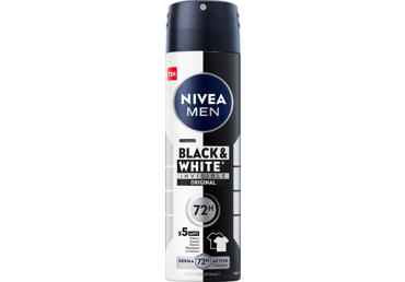 NIVEA BLACK&WHITE POWER purškiamasis antiperspirantas vyrams, 150 ml