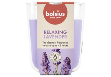Kvapi žvakė stiklinėje BOLSIUS LAVANDER, 97/85 mm - 2