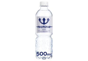 Natūralus gazuotas mineralinis vanduo NEPTŪNAS, 500 ml
