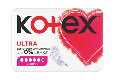 Higieniniai paketai KOTEX ULTRA SUPER, 7 vnt.