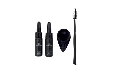 Antakių ir blakstienų dažymo rinkinys DIDIER LAB Hybrid Tint Dark Brown, 1 vnt. - 2