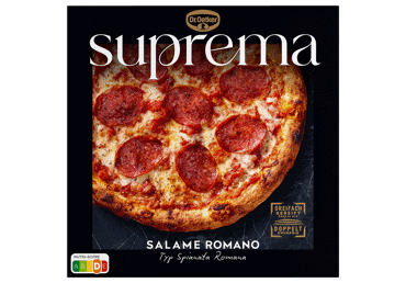 Šaldyta pica DR. OETKER SUPREMA SALAME ROMANO, 487 g