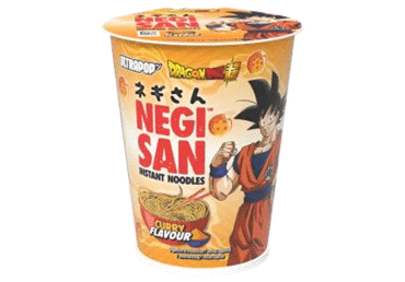 Greitai paruošiami makaronai NEGISAN CHICKEN CURRY, 65 g