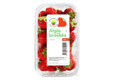 Lietuviškos braškės, fas., 450 g - 2